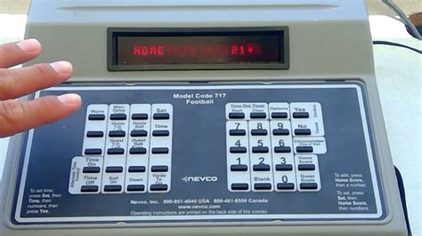 The TI-2031 locker room <b>clock</b> displays time in-sync with the <b>scoreboard</b> <b>clocks</b>. . Scoreboard clock instructions